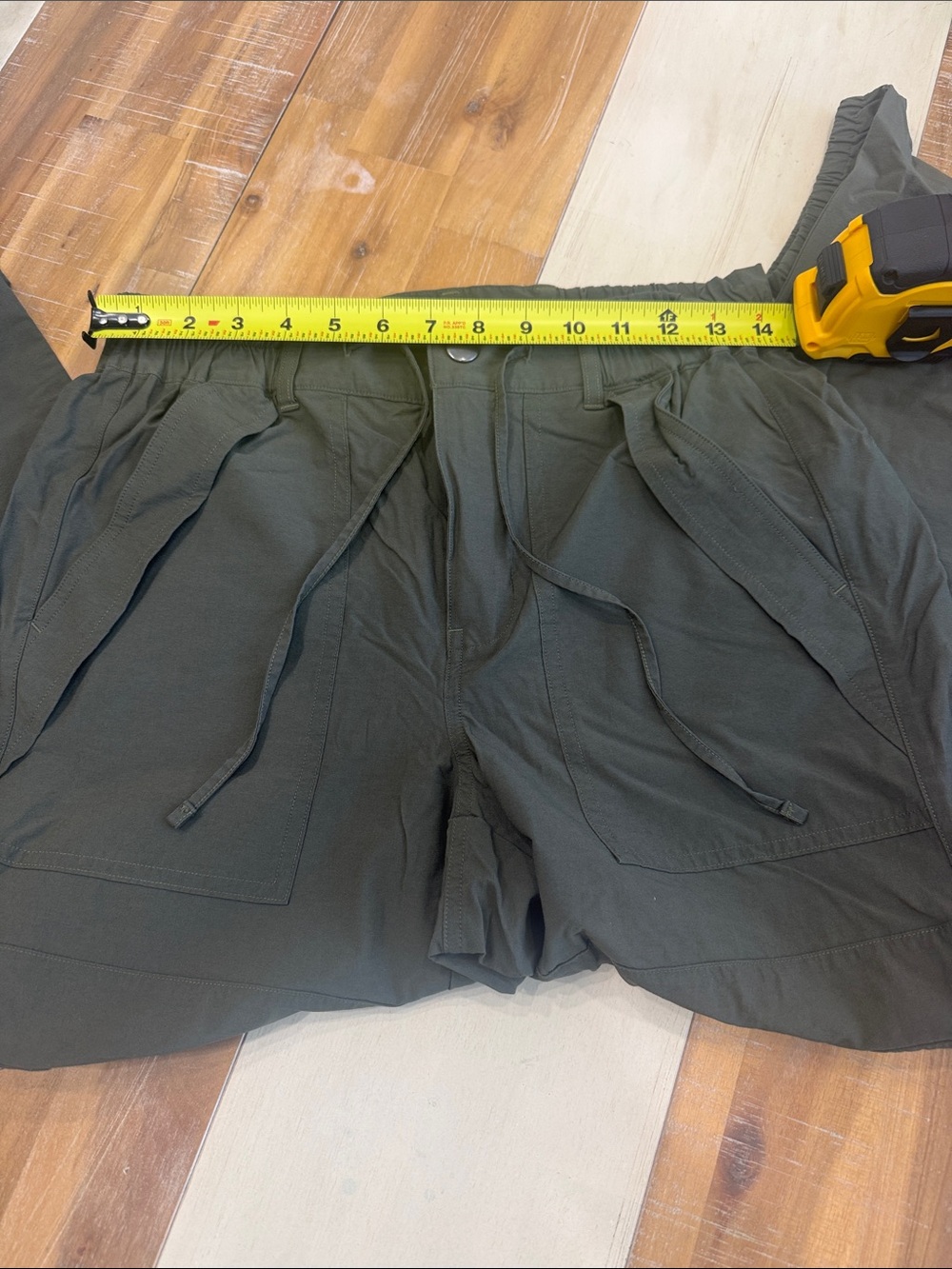 CAbi Olive Cargo Drawstring Ankle Pants - Picture 5 of 6